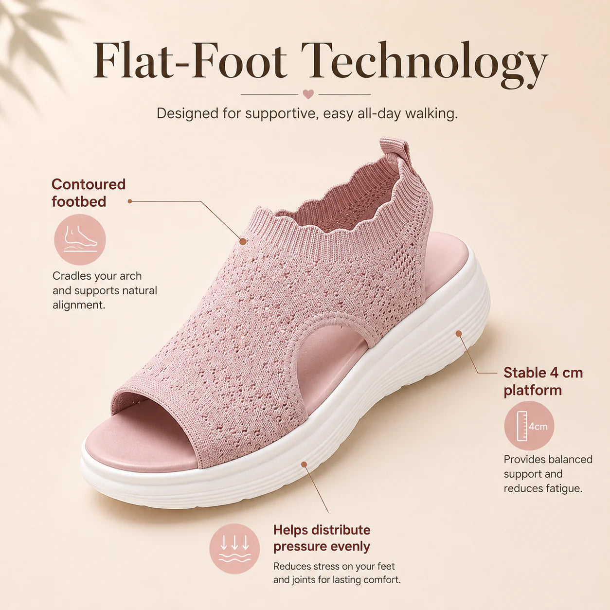 Meloa FreeStep Orthopedic Sandals