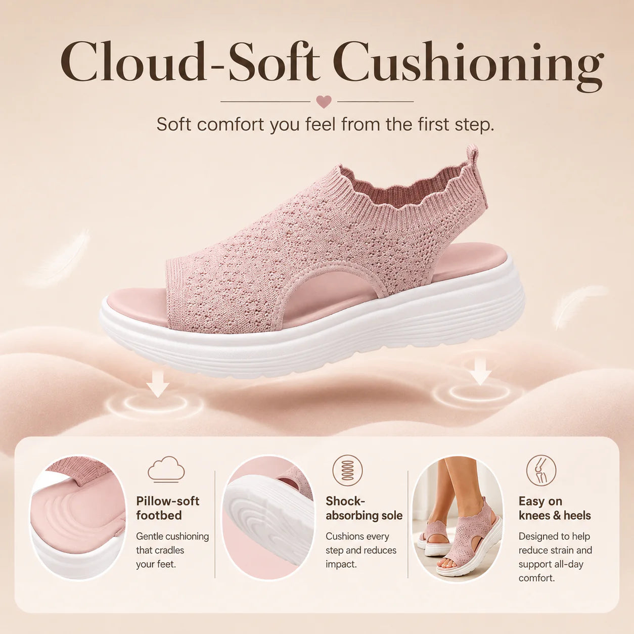 Meloa FreeStep Orthopedic Sandals