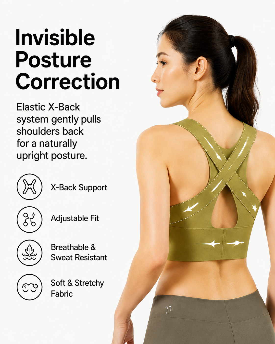 Meloa Soft LiftAlign Posture Bra
